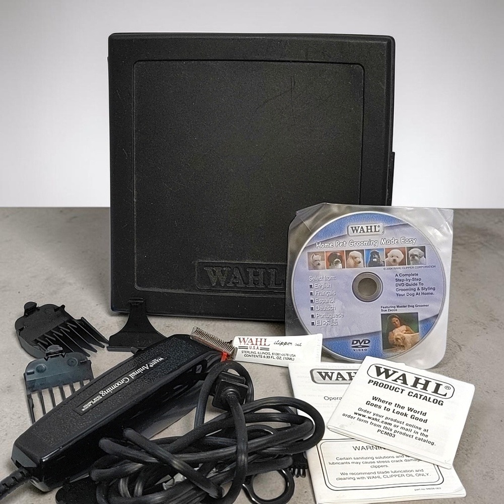 Wahl Animal Grooming Kit Gear Driven Rotary Motor Clipper Pet Grooming Set Works